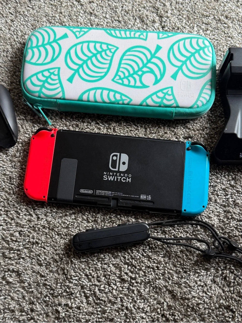 Nintendo Switch V2 Bundle + Dock, Case, Charger & Mario Kart 8 Deluxe